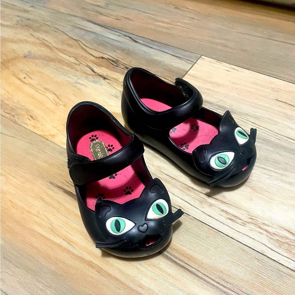 Mini Melissa Kitty Cat Shoes sz 5
